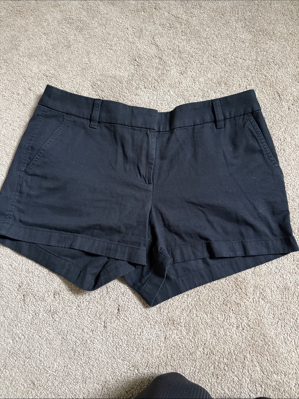 J. Crew black Women's Cotton Chino Shorts